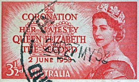 queen elizabeth coronation 1953 stamps